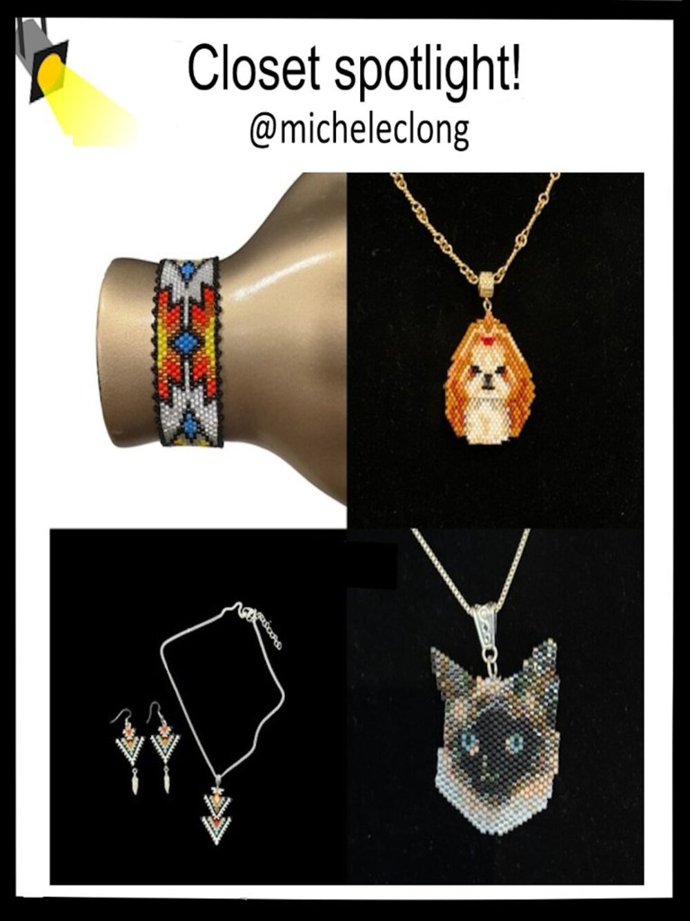 Check out @micheleclong Closet for Necklaces Earrings and more Accessories